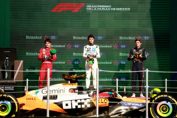 Lando Norris recupera el liderazgo del campeonato de F1; gana el Gran Premio de México
