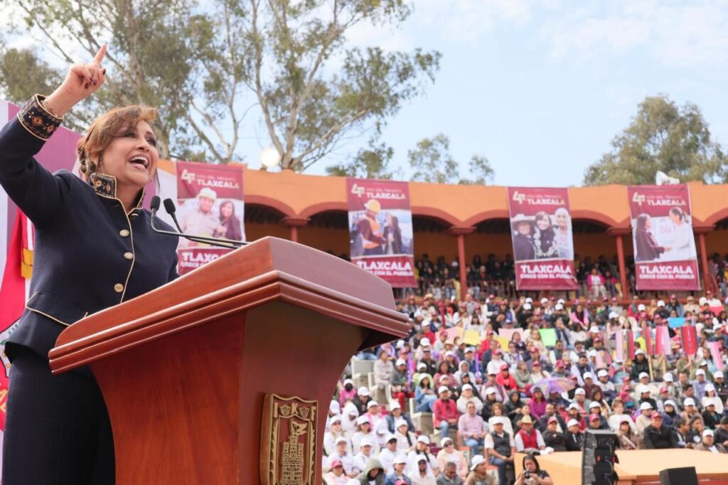 Lorena Cuéllar celebra cuatro años del triunfo de la 4T en Tlaxcala; afirma que ha transformado el estado