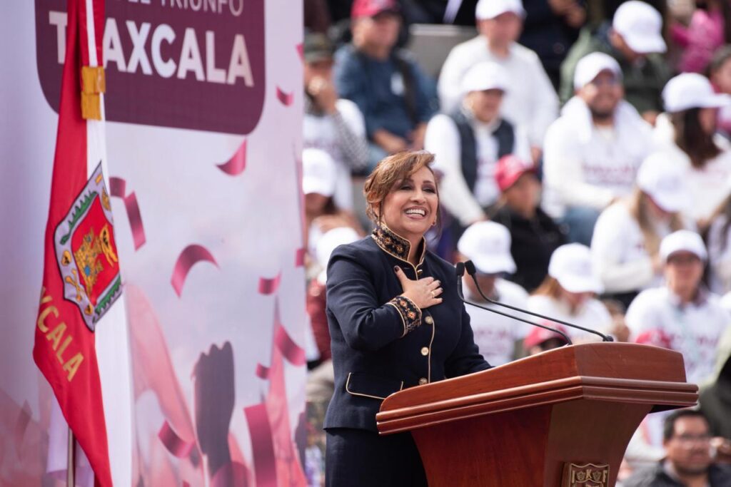 Lorena Cuéllar celebra cuatro años del triunfo de la 4T en Tlaxcala; afirma que ha transformado el estado