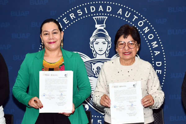 La Rectora de la BUAP firmó un convenio de colaboración con la dependencia Alimentación para el Bienestar del Gobierno de México