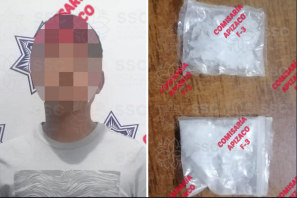 Realizaron la detención de Alexander N., señalado por su presunta participación en actividades de narcomenudeo en Apizaco, Tlaxcala