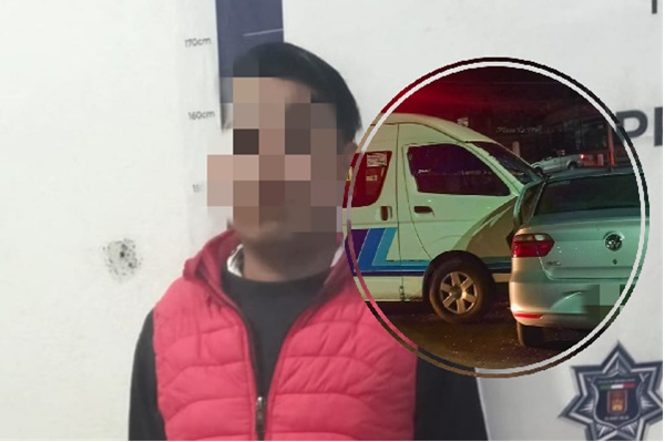 Conductor de unidad de la línea Flecha Azul es detenido tras chocar y matar a conductor particular en Tlaxcala