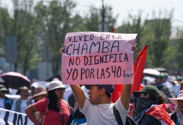 Convocan a marchas en Puebla y Tlaxcala para exigir reducción de la jornada laboral de 48 a 40 horas