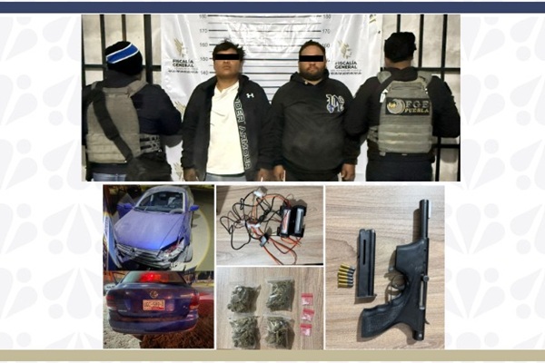 Desmantela la FGE a banda presuntamente dedicada al robo de vehículo con violencia en la zona de Puebla y Amozoc