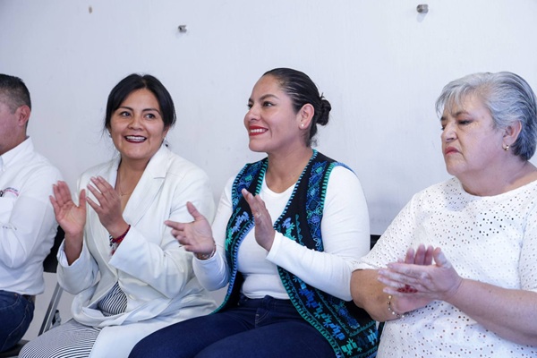 Entrega Lupita Cuautle la rehabilitación de la Estancia de Día de San Andrés Cholula