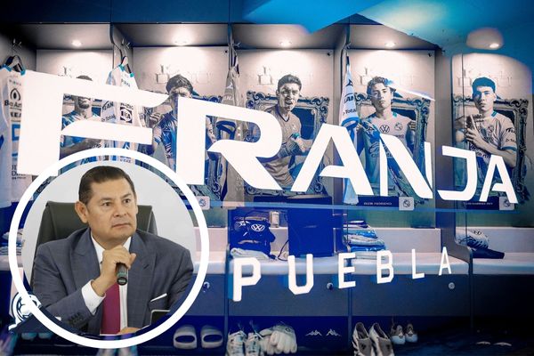 "Nosotros queremos ayudar al (Club) Puebla, y lo vamos a hacer con la base", dijo Alejandro Armenta en su conferencia