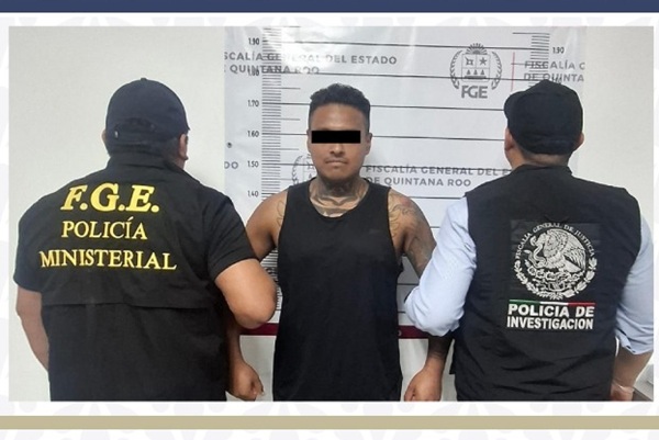 FGE Puebla detiene en Cancún a hombre acusado de trata de personas; obligó a su esposa a prostituirse