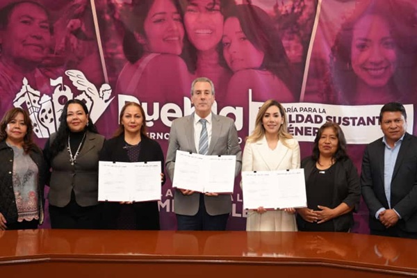 Firma Pepe Chedraui convenio para apertura de Centros LIBRE en Puebla capital y fortalecer atención a mujeres