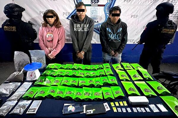 Las Fuerzas Especiales de Reacción Inmediata detuvieron a los narcomenudistas en la colonia Guadalupe Hidalgo, al sur de la ciudad