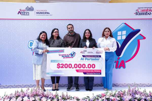 Invitó a la población de San Andrés a participar en el Sorteo Predial 2026, realizando su pago durante los primeros meses del próximo año