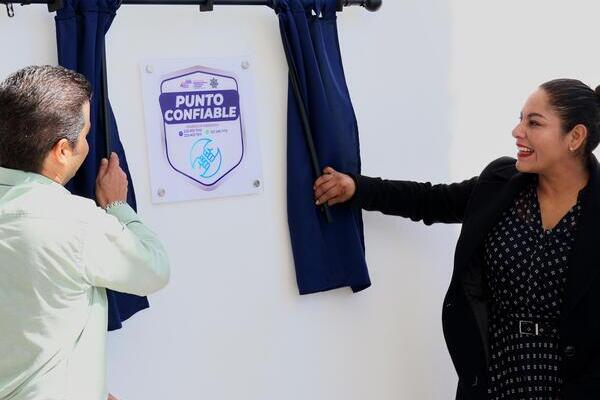 El distintivo “Punto Confiable” es una iniciativa implementada por la SSPPC, con el objetivo de reducir riesgos delictivos