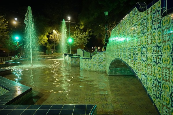 Revitalizaron las fuentes de Azulejos, Ranitas y Cisnes, ubicadas en el Parque de Paseo de San Francisco, representativo de la ciudad