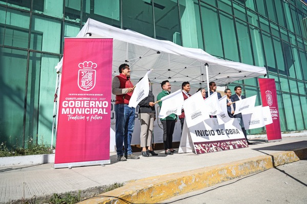 El edil de Cuautlancingo sostuvo que a la par de recuperar la estructura del Complejo de Servicios se busca afianzar la confianza ciudadana