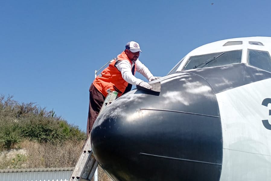 Cabe destacar que el avión llegó a Tlaxcala en junio de 2019, proveniente de la Base Aérea Militar de Santa Lucía, en el Estado de México