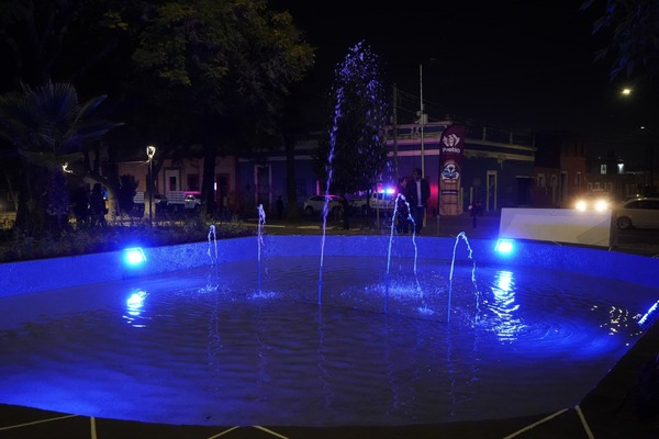 Se inauguró la revitalización del Parque de los Remedios, con el mantenimiento integral de la fuente principal y sus áreas comunes
