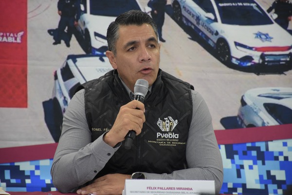 El titular de la SSC, Félix Pallares, afirmó que la práctica de arrancones era ciudad de Puebla se han erradicado con éxito