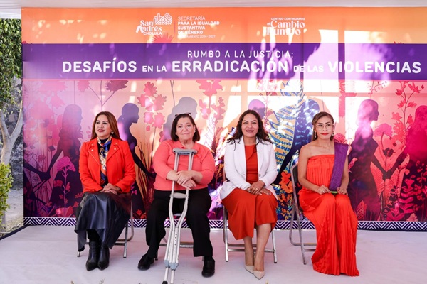 Inicia San Andrés Cholula los 16 días de Activismo contra la Violencia