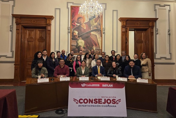 Instala Ayuntamiento de Puebla Consejo de Participación Ciudadana de Centro Histórico y Patrimonio Edificado
