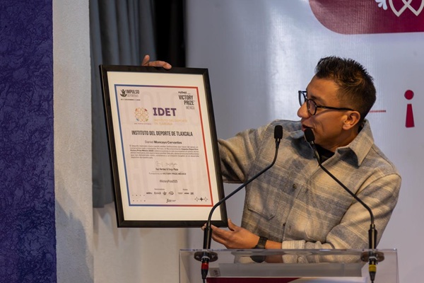 Instituto del Deporte del Estado de Tlaxcala recibir premio “Impulso Deportivo Victory Prize México 2025”