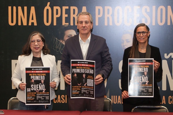 Invitan a la ópera Primero Sueño, el 5 de diciembre en Puebla Capital
