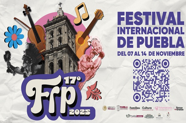 No te pierdas el 17 del Festival Internacional de Puebla, del 7 al 14 de noviembre
