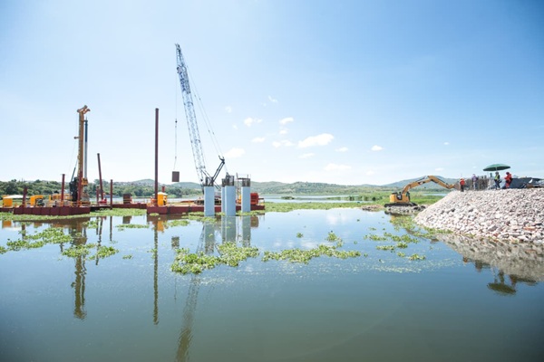 Nuevo puente de La Panga registra avance de 35%