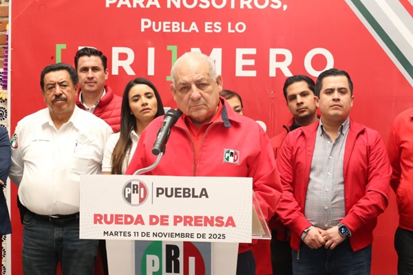 PRI apoya comparecencia del titular de SSP Puebla; exige a Morena responsabilidad frente a violencia e inseguridad