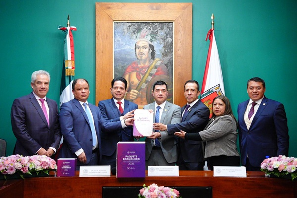 Paquete Económico 2026 del Gobierno de Tlaxcala registra aumento de 7.32%; contempla ingresos por 30 mil 086.79 mdp