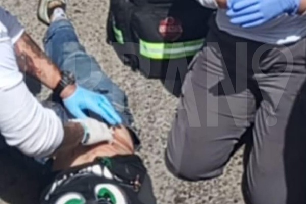 Repartidor en bicicleta de Uber fue apuñalado