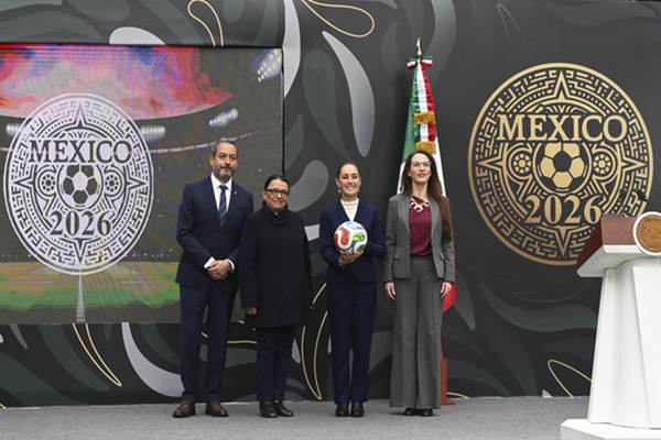 Sheinbaum entregará boleto inaugural del Mundial 2026 a una niña apasionada del futbol