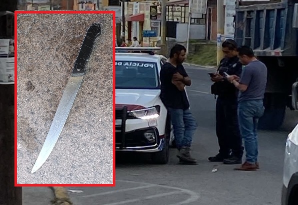 Sujeto con arma blanca asalta tienda 3B de San Jerónimo Caleras, Puebla