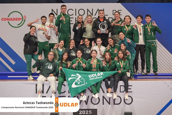 UDLAP Taekwondo se consolida entre lo mejor del país con 14 medallas y 3 trofeos en el Nacional CONADEIP