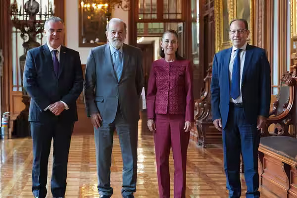En el encuentro de la presidenta Sheinbaum y el empresario Carlos Slim, también participó el presidente del Consejo Coordinador Empresarial