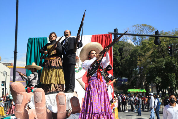 El desfile cívico-militar conmemorativo de la Revolución Mexicana tendrá una distancia de 2 kms e iniciará aproximadamente a las 10:30 horas