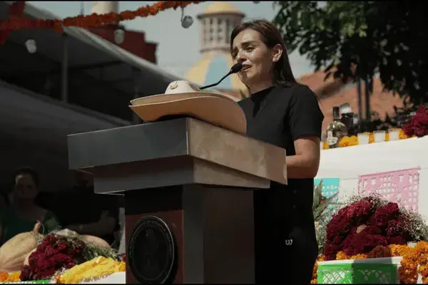 Grecia Quiroz, viuda del ex alcalde del municipio de Uruapan, Carlos Manzo, llamó a simpatizantes a realizar manifestaciones de forma pacífica