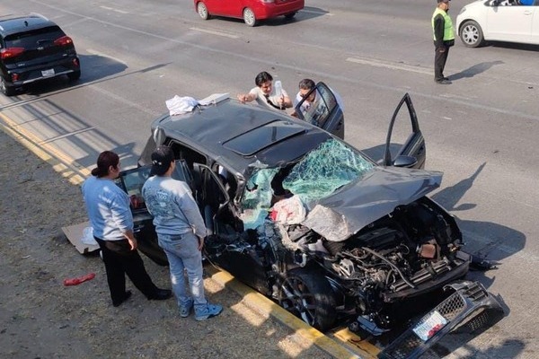 Las víctimas del accidente en la Atlixcáyotl fueron atendidas por paramédicos de corporaciones de emergencia de Puebla y San Andrés Cholula