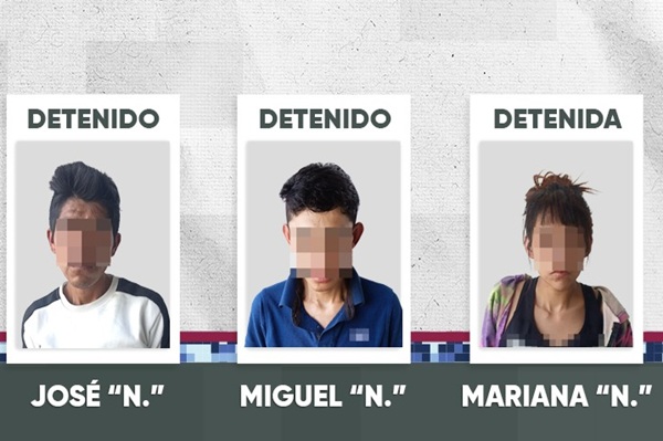 Detiene SSC de Puebla a tres personas por robo a transporte público con violencia