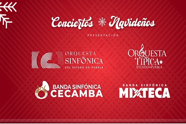 Está cerca la temporada de conciertos navideños en Puebla, a partir del 13 al 19 de diciembre