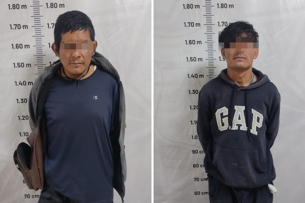 La SSCyPC de Cuautlancingo logró la detención de Miguel “N” de 27 años y de Josue “N” de 43 años por delitos contra la salud