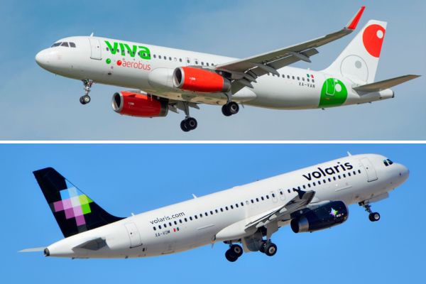 Viva Aerobus y Volaris mantendrán sus operaciones actuales bajo sus certificados de operación independientes y marcas diferenciadas