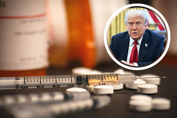 Trump destacó que en su mandato se ha logrado, según él, "una reducción del 50 por ciento en la cantidad de fentanilo que cruza la frontera"