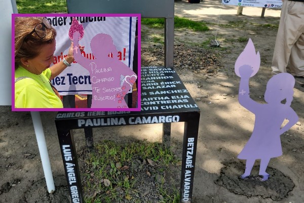 Red de Búsqueda de Personas y Justicia para Paulina Camargo instalarán Jardín de la Esperanza frente a Fiscalía de Puebla