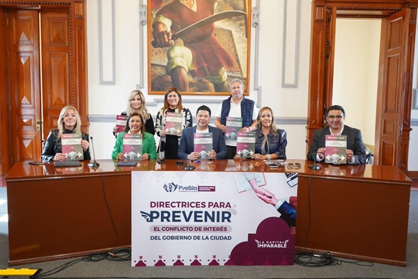 Presenta Contraloría Municipal directrices para Prevenir el Conflicto de Interés en el Ayuntamiento de Puebla