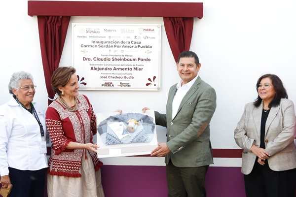 Se inaugura Centro LIBRE-Casa Carmen Serdán número 19 en la Unidad Habitacional La Margarita, Puebla
