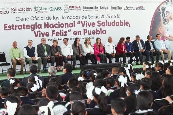 En Puebla se atendieron 601 mil 195 estudiantes de 4 mil 151 escuelas públicas de nivel primaria, gracias a la estrategia "Vive saludable"
