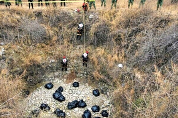 Algunos de los restos humanos encontrados en Cañada Morelos ya habían sido devorados por la fauna de la zona