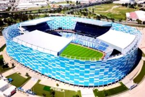 Mundial 2026 | Delegación de Puebla propone el estadio Cuauhtémoc a España, Colombia, Sudáfrica y Uruguaya