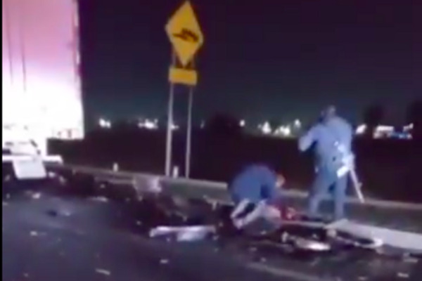 El atropellamiento sucedió sobre la carretera México-Veracruz, en el municipio de Huamantla, Tlaxcala con dirección a Cuapiaxtla