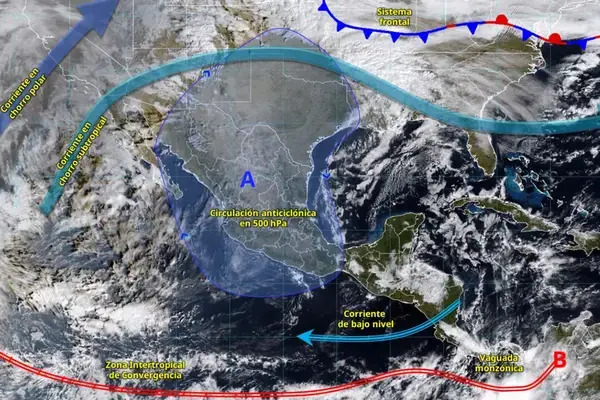 Se prevén heladas que podrían rayar los -5° grados Celsius principalmente sobre entidades de la Mesa del Norte y la Mesa Central de México