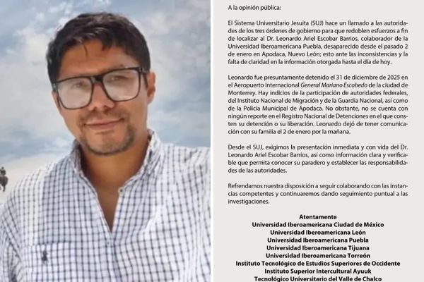 Leonardo Ariel Escobar Barrios regresaba de pasar las fiestas decembrinas a Colombia, y se desconoce por qué arribó a Nuevo León